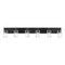 Jonathan Y Irving 40" 6-Light Seeded Glass/Iron Modern Contemporary LED Vanity Light, Black JYL7621B - alternate 1