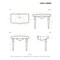 Whitehaus Collection Console Sink B-LO934-GB001-3H - alternate 3