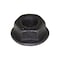 Auveco GM & Nissanhex Flange Nut M6-1.0 Black Phosphate Class 9, 100PK 19205 - alternate 1