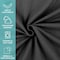 Arkwright Home Cozy Soft Polar Fleece Throw 50x60 Black (12pk), 12PK FLC-PLR-5060-BK - alternate 4