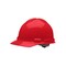 Malta Dynamics Hard Hat, Polyethylene, Ratchet, Red HHR1004 - alternate 1