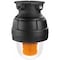 Federal Signal Strobe Light, Yellow, Strobe Tube, 24V DC, 80 FPM, 8 13/16 in Dia., Surface 27XST-024Y-4-MOD - alternate 1
