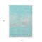 Homeroots 8' X 10' Aqua And Teal Blue Abstract Washable Indoor Outdoor Area Rug 609447 - alternate 4