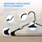 Simple Deluxe Lightweight Plastic Hangers, Space Saving Clothes Hangers with Non-Slip Shoulder Notches, Black, 30PK HIHANGPLASTB01X30 - alternate 6