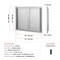 Vevor 31x24 Inch BBQ Island Access Door Outdoor Kitchen Door Stainless Steel BH-010 - alternate 3