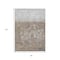 Homeroots 8' X 10' Taupe And Silver Abstract Washable Indoor Outdoor Area Rug 632104 - alternate 3