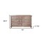 Homeroots 70" Natural Solid Wood Six Drawer Double Dresser 524553 - alternate 4