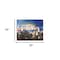 Homeroots 30" x 24" Watercolor City Lights on the Horizon Canvas Wall Art 399093 - alternate 3