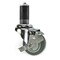 Service Caster 3'' Thermoplastic Rubber Swivel 1-1/4'' Expanding Stem Caster with Brake SCC-EX20S314-TPRB-TLB-114 - alternate 1