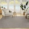 Homeroots 10' X 14' Gray And Light Gray Geometric Indoor Outdoor Area Rug 551548 - alternate 2