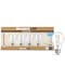 Bulbrite LED Filament 7.6 W Dimmable A19 Light Bulb with Clear Finish and E26 Base, 4000K, 800Lumens, 4PK 776228 - alternate 9