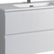 Homeroots 36" White Wood Freestanding Bathroom Vanity With White Sink And Two Drawers 627477 - alternate 2