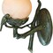 Homeroots Vintage Black and Gold Bird Detail Lantern Wall Light 399206 - alternate 3
