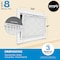 Simply 8x14x1 Merv 8, Pleated Air Filter, High Capacity, 4PK S-08-04-8141 - alternate 4