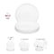 Smarty Had A Party 7.5" Clear Vintage Round Disposable Plastic Appetizer/Salad Plates (120 Plates), 120PK 867C-CASE - alternate 6