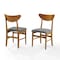 Crosley Landon 2-Piece Wood Dining Chairs W/Upholstered Seat CF6021-AC - alternate 1
