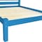 Homeroots Caribbean Blue Solid Wood Twin Bed Frame 546735 - alternate 6