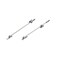 Glynn Johnson Overhead Holders and Stops Satin Chrome 793S-US26D - alternate 2