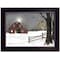 Homeroots Light in the Stable 4 Black Framed Print Wall Art 404494 - alternate 1