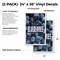 Signmission Fresh Blueberries, Vinyl Decals Only 24 Inch x 36 Inch, Vinyl Decal, 2PK DSB-2436-2PACK-Fresh Blueberries - alternate 2
