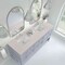 James Martin Vanities Breckenridge 72" Double Vanity, Serenity Blue, w/ 3 CM Siberian Silestone Top 330-V72-SRB-3SFR - alternate 8