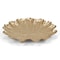 Homeroots 12in Gold Metal Handmade Leaf Trinket Tray 713009 - alternate 4