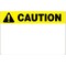 Labeltac LabelTac 4 and Pro Model Die-Cut Caution OSHA Header Roll 4in x 4in, 200 labels per roll LT44CAUT - alternate 2