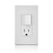 Leviton CombinationSwitch/Outlet, 15A, 1/2hp, White 5625-W - alternate 3