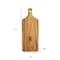 Homeroots Natural Laurel Wood Anti Bacterial Paddle Board 469161 - alternate 3