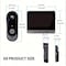 Wrightmaster Wired Plug-in Doorbell Camera with Chime, Night Vision, Audio Recording, IP66, Black ZR-X8 - alternate 4