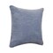 Homeroots 20" X 20" Blue Chenille Zippered Pillow 535257 - alternate 4