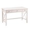 Homeroots 48" White Poplar Solid Wood Writing Desk With Three Drawers 402066 - alternate 4