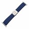 Elegani Band Compatible with Apple Watch 40mm, Dark Blue, Silver, Black, Rose Gold, Yellow Gold Buckle SFRBQR-DBLU-40 - alternate 1