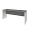 Bestar Credenza Connexion Credenza, Slate/Sandstone, 23.4" D X 30.4" H, 71.1" W X Melamine, Slate/Sandstone 93612-1159 - alternate 1