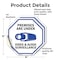 Signmission Premises Are Under Video & Audio Su, 4 inch X 4 inch, Vinyl Decal, 2PK OC-D-2PACK-4-20 - alternate 3