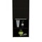 Homeroots 12" Black Wood Floating Single Door Bathroom Vanity And Medicine Cabinet 543607 - alternate 4