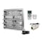 Iliving Silver 20 in. 3368 CFM Smart Remote Shutter Exhaust Fan with Thermostat, Humidistat, Variable Speed ILG8SF20VC - alternate 1