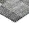 Homeroots 3' X 5' Pewter And Black Geometric Washable Indoor Outdoor Area Rug 605861 - alternate 6