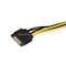 Monoprice 8" SATA 15 pin to 6 pin PCI Express Card Power Cable 8494 - alternate 2