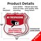 Signmission No Trespassing Shield Sign All Activitie, 12 inch X 12 inch, Plastic Sign, 2PK SHI-P-2PACK-12-421 - alternate 2