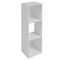 Homeroots 35" White Solid Wood Three Tier Bookcase 489290 - alternate 1