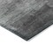Homeroots 8' X 10' Gray And Silver Striped Washable Indoor Outdoor Area Rug 610892 - alternate 5