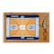 Picnic Time Family Of Brands NCAA North Carolina Tar Heels Basketball Court Icon Glass Top Cutting Board & Knife Set 910-00-505-415-0 - alternate 1