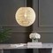 Jonathan Y Luna 15.75" 1-Light Bohemian Modern Woven Rattan/Iron LED Pendant, Cream/White JYL6503B - alternate 5
