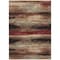 Homeroots 5' X 8' Brown Beige And Burgundy Abstract Washable Indoor Outdoor Area Rug 612528 - alternate 6