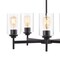 Jonathan Y Orpheus 24" 5-Light Farmhouse Industrial Iron Cylinder LED Chandelier, Oil Rubbed Bronze/Clear JYL9546A - alternate 5