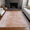 Homeroots 10' X 14' Terra Cotta Salmon And Copper Abstract Washable Indoor Outdoor Area Rug 582457 - alternate 6