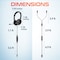 Delton Training Headset with Master Adapter & Splitter for Supervising & Coaching, Black T32Y - alternate 6