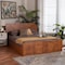 Bali & Pari Fuentes Real Natural Burl Wood Platform Bed 268-14508-ZORO - alternate 4