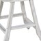 Homeroots 24" X 15" White Teak Square Shower Bench 376787 - alternate 4